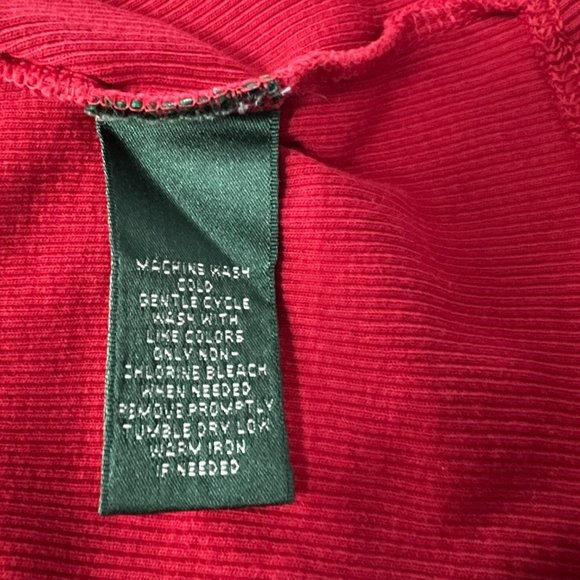 Ralph Lauren Red Top - Picture 3 of 6